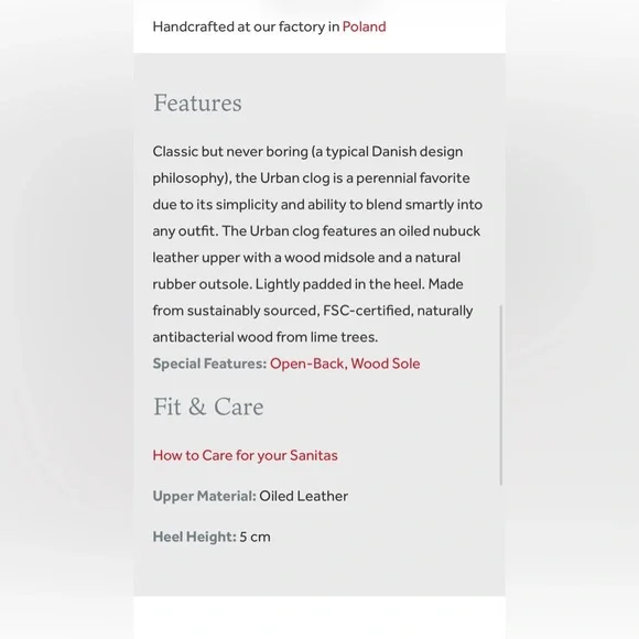 Sanita Urban Wood Clog size 38 - Picture 10 of 10